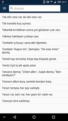Atasözleri ve Açıklamaları Söz android App screenshot 0