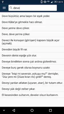 Atasözleri ve Açıklamaları Söz android App screenshot 1
