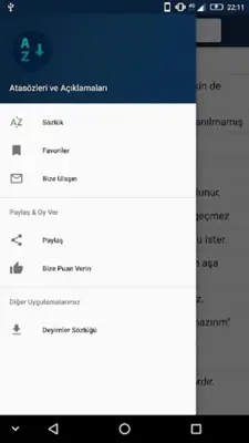 Atasözleri ve Açıklamaları Söz android App screenshot 2