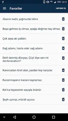 Atasözleri ve Açıklamaları Söz android App screenshot 3